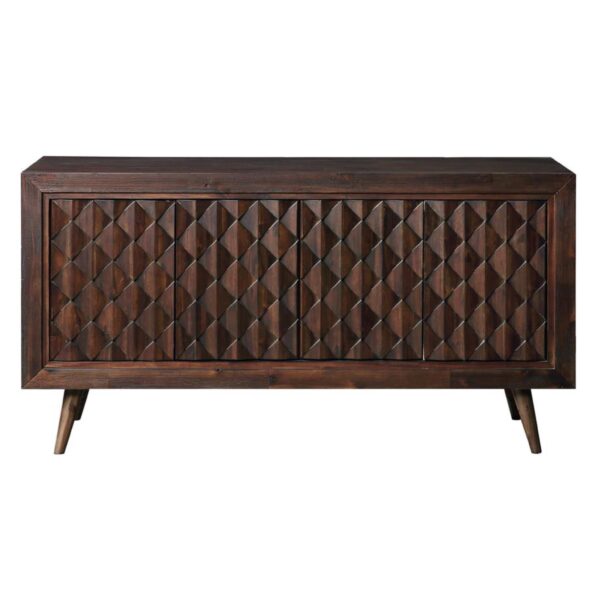 4 Door Media Credenza